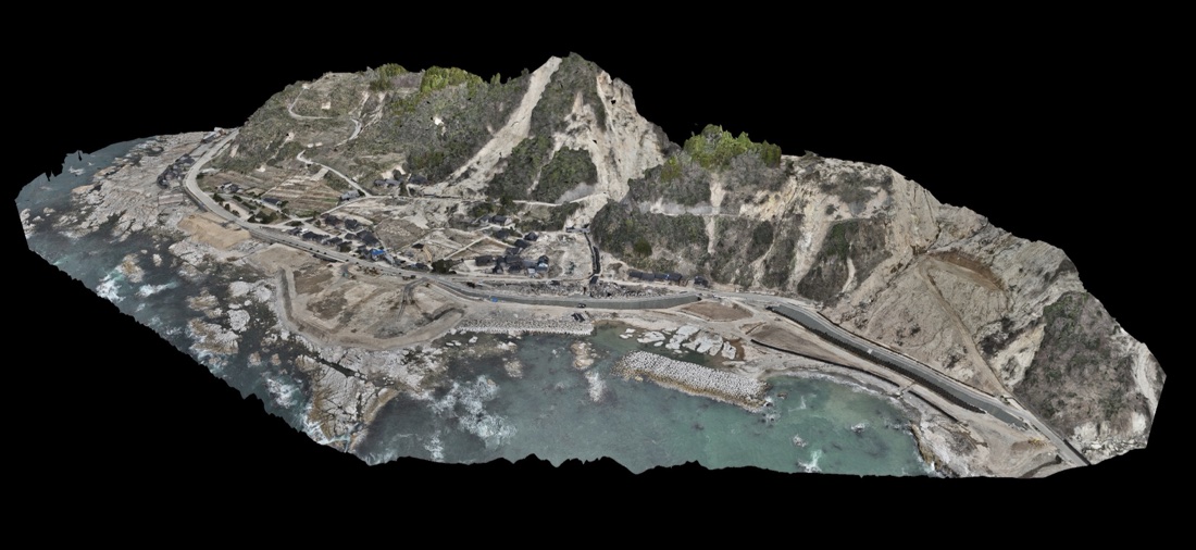 沿岸集落の3Dモデル