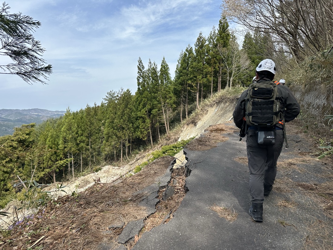 能登での災害現場活動